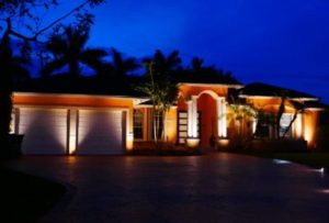 LED outdoor landscape lighting in Miami